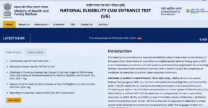 NEET UG 2025 Final Answer Key Out