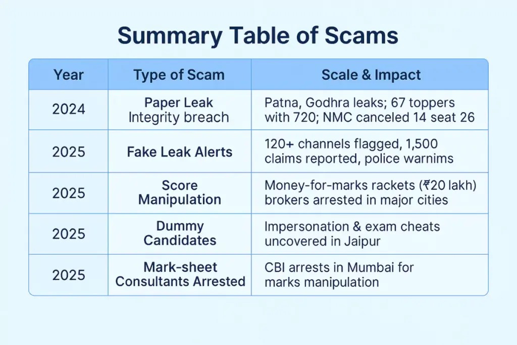 NEET UG Scam