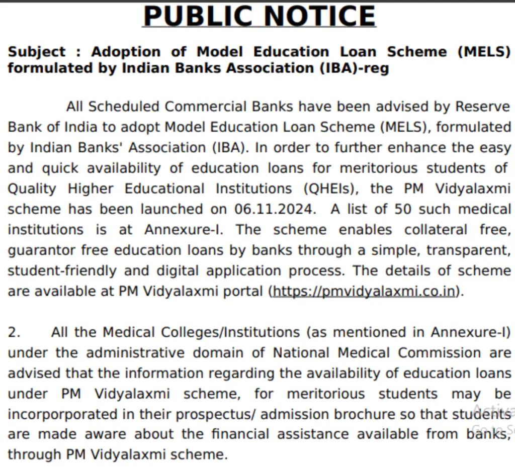 NMC Issues Public Notice to 50 Top Medical Colleges