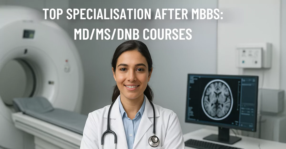 Top Specialisation After MBBS