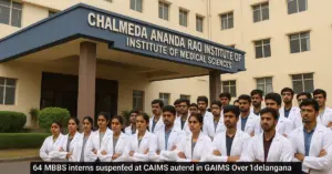 64 MBBS Interns Suspended at CAIMS for Protest over Unpaid Stipends in Telangana