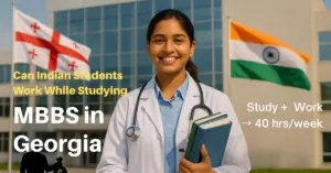 Can Indian Students Work While Studying MBBS in Georgia