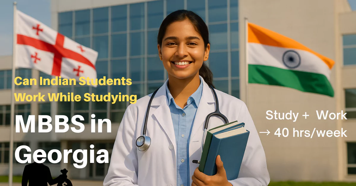 Can Indian Students Work While Studying MBBS in Georgia