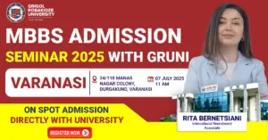 Grigol Robakidze University Georgia Presents an Exclusive MBBS Admission Seminar in Varanasi on July 7