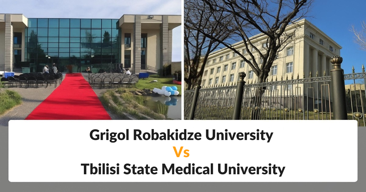 Grigol Robakidze University Vs Tbilisi State Medical University