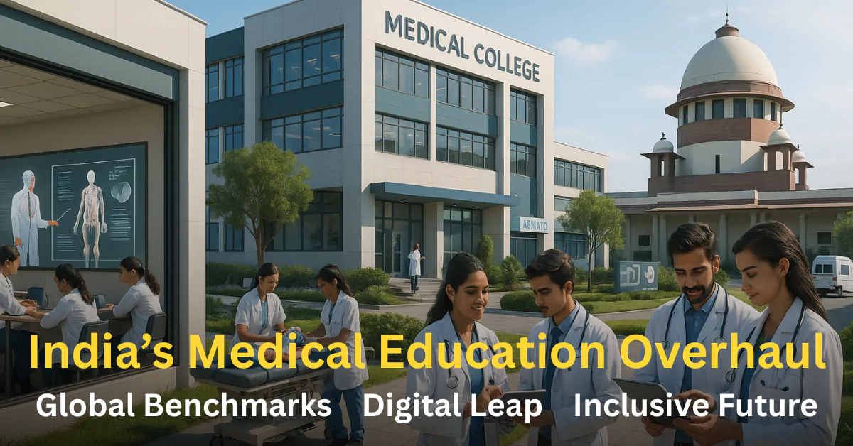 India’s Medical Education Revolution: NMC Reforms, CBME, NEXT & More
