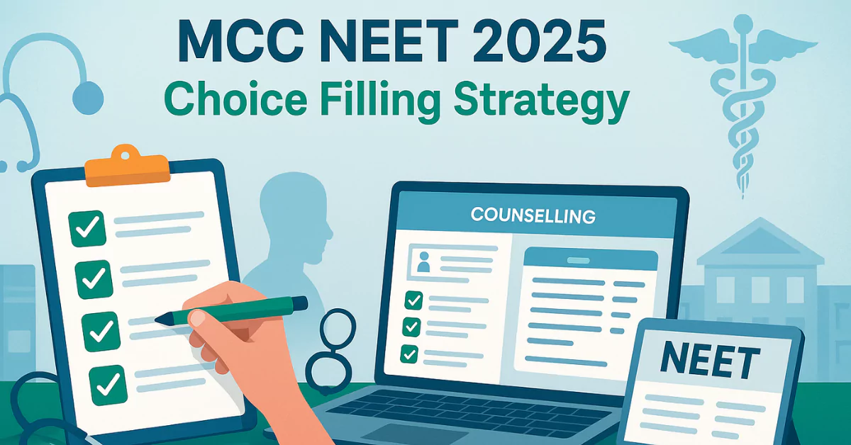 MCC NEET 2025 Choice Filling Strategy
