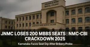 NMC Cancels 200 MBBS Seats of JNMC [Belagavi, Karnataka]