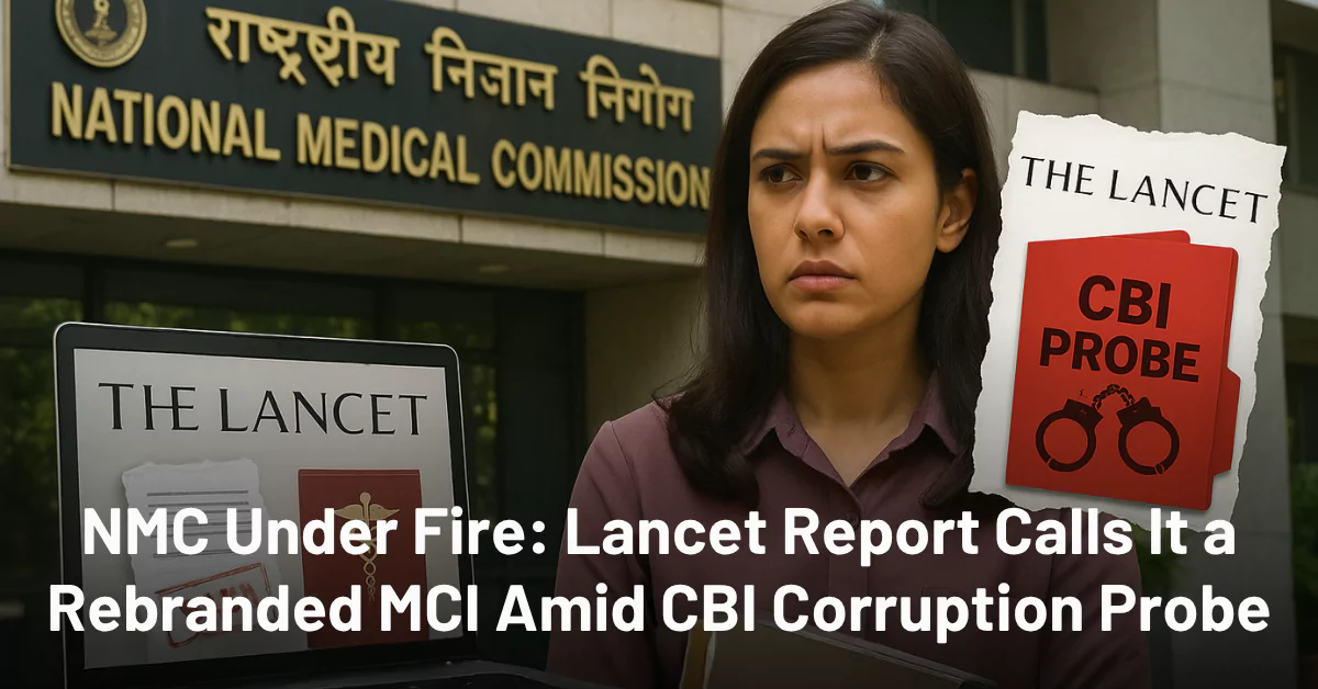 NMC Just a Rebranded MCI- Lancet Report Slams after CBI Probe
