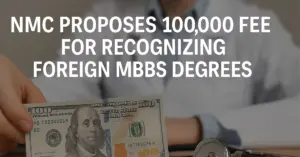 NMC Proposes $10000 Fee to Recognise MBBS Abroad Colleges