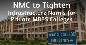 NMC to Mandate Min Hospital Bed for Pvt Medical Colleges Seeking Seat Expansion