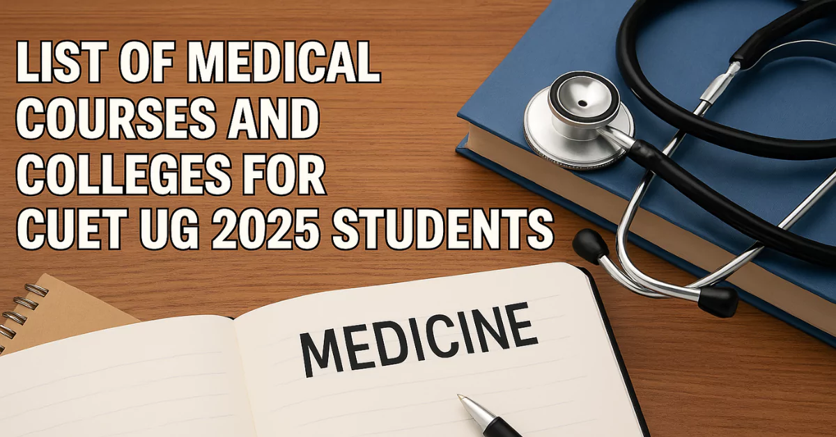 List of Medical Courses and Colleges for CUET Students
