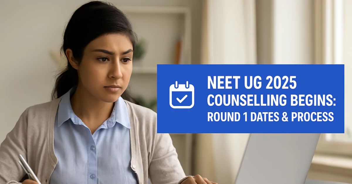 MCC Counselling 2025 Started: NEET UG Round 1 Begins on July 21