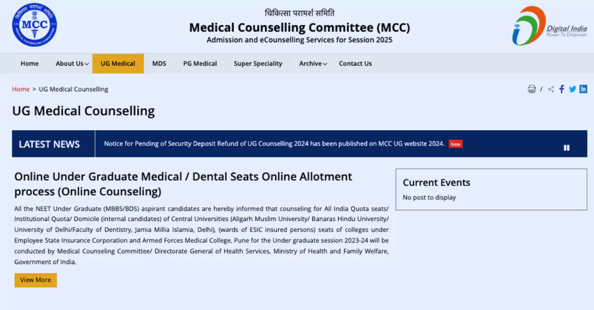 mcc-to-release-neet-ug-counselling-schedule