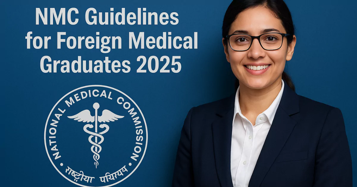 NMC Guidelines for Foreign Medical Graduates 2025
