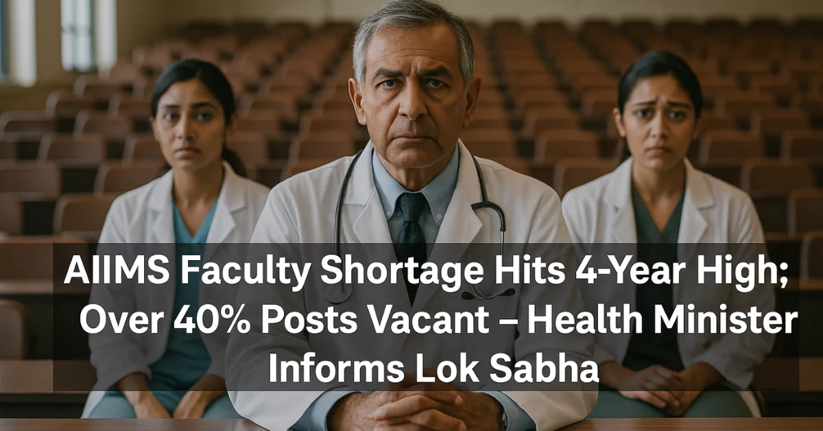 AIIMS Faculty Shortage 2025-26