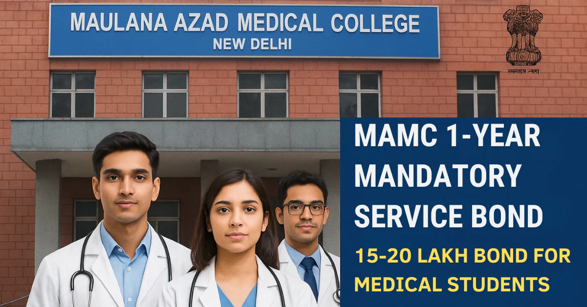 MAMC 1-Year Mandatory Service Bond for UG & PG from 2025-26 Session