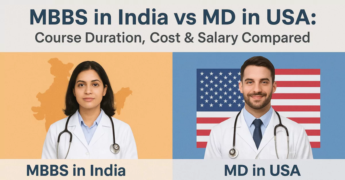 MBBS in India vs MD in USA: Course Duration, Cost & Salary Compared