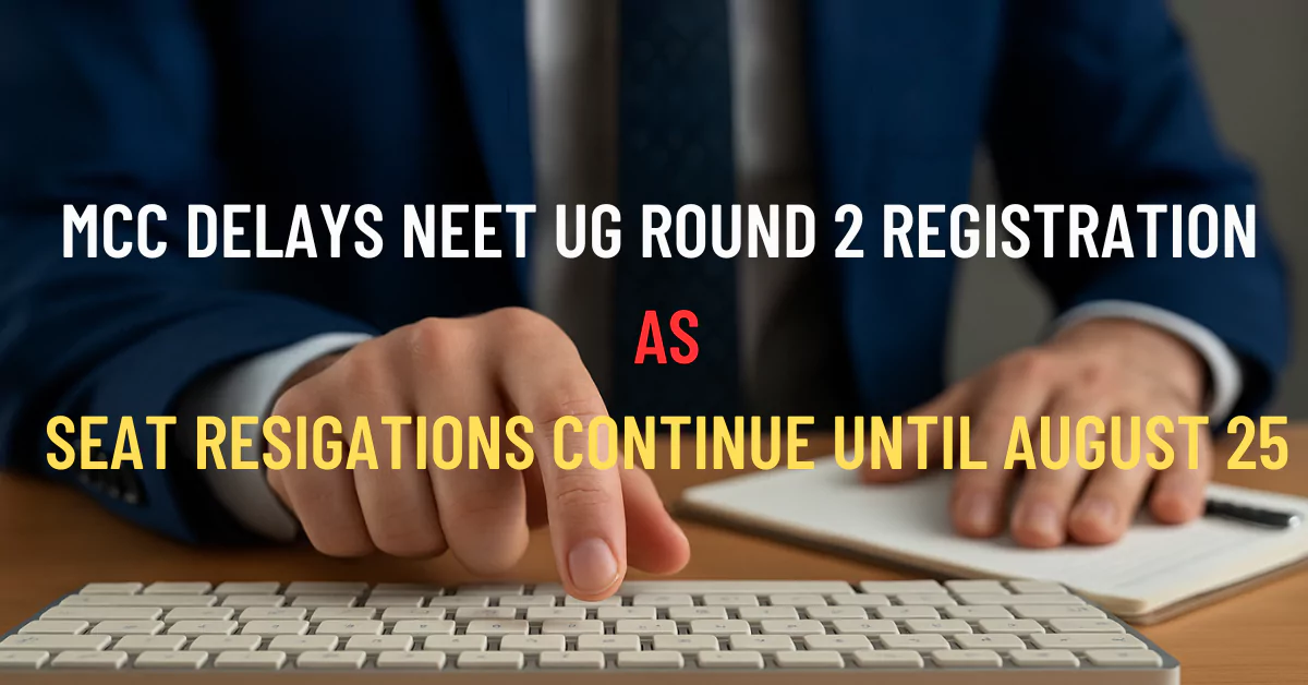 MCC NEET UG 2025 Round 2 Registration Delayed