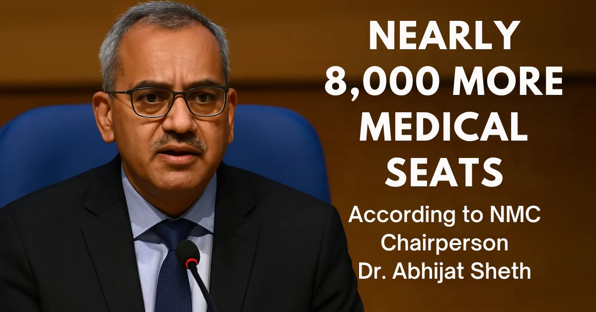 NMC Confirms 8000 New Medical Seats for NEET UG & PG 2025