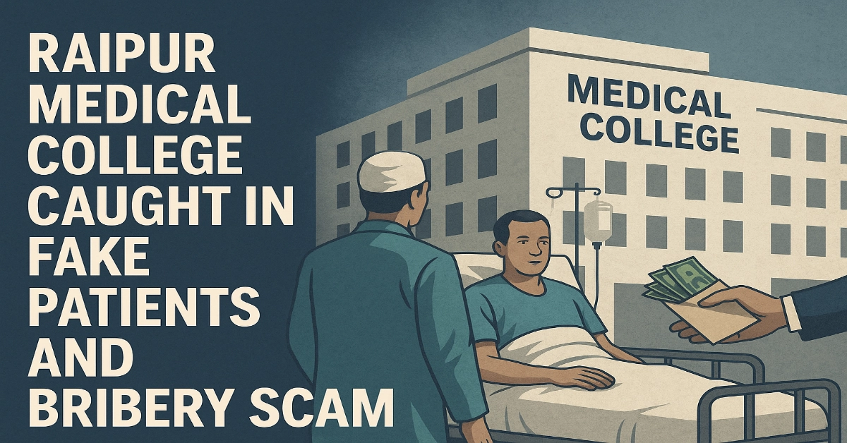 Raipur Medical College Caught in Fake Patients and Bribery Scam