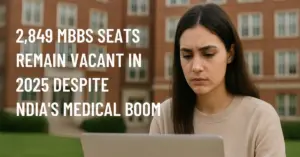 Why 2849 MBBS Seats Went Vacant in 2024-25 Despite MBBS Seat Growth