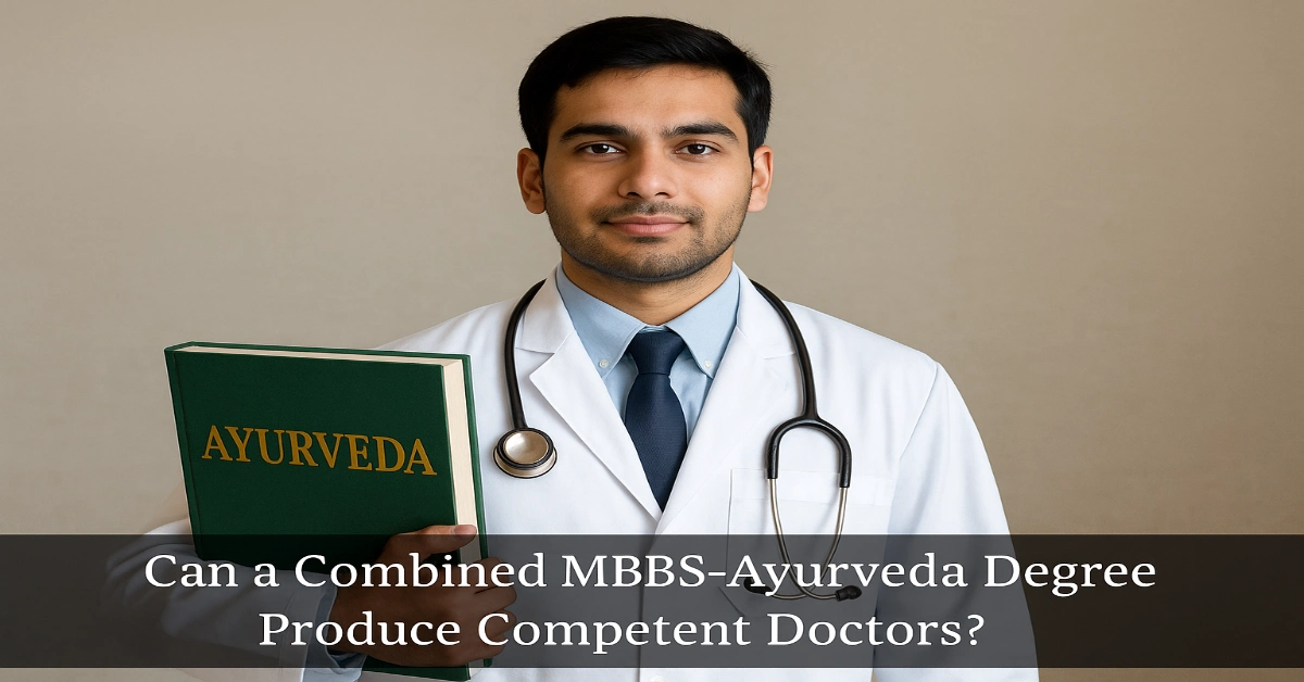 Combined MBBS-BAMS Degree, JIPMER, MBBS vs BAMS, Ayurveda