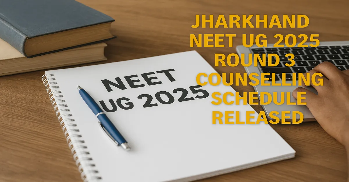 Jharkhand NEET UG 2025 Round 3 Counselling Schedule Released