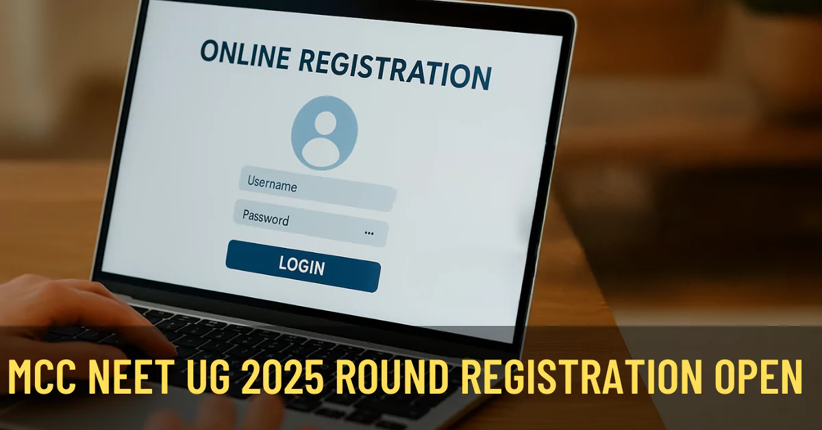 MCC NEET UG 2025 Round 2 Registration Begins at mcc.nic.in