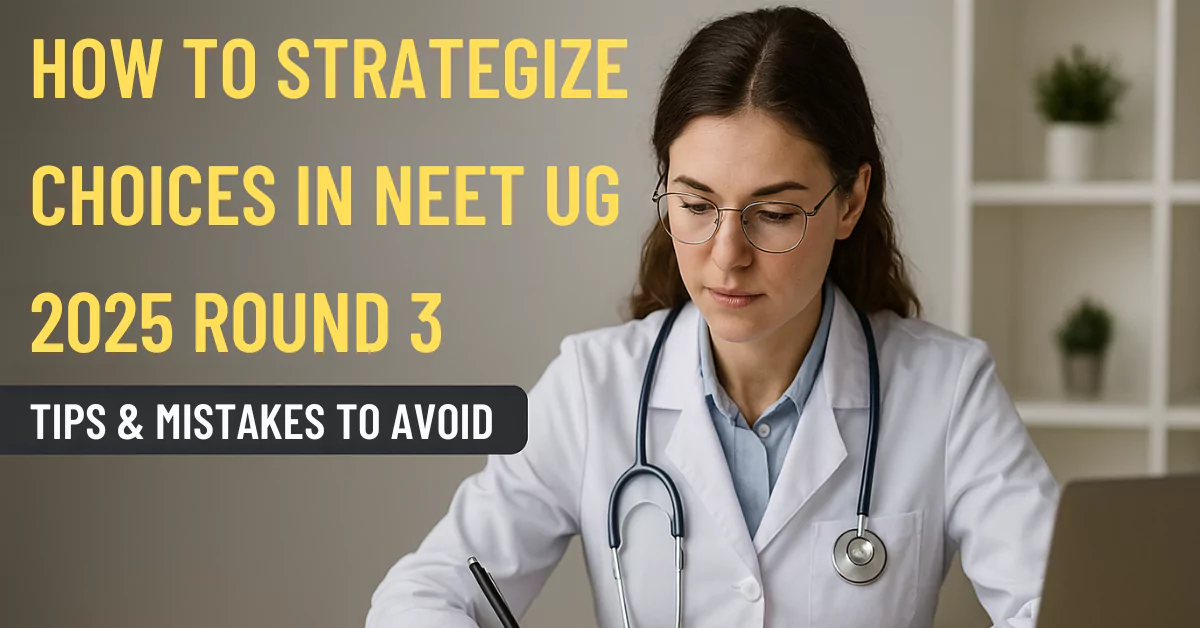 MCC NEET UG 2025 Round 3 Counselling
