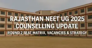 Rajasthan NEET UG 2025 Round 2 Seat Matrix