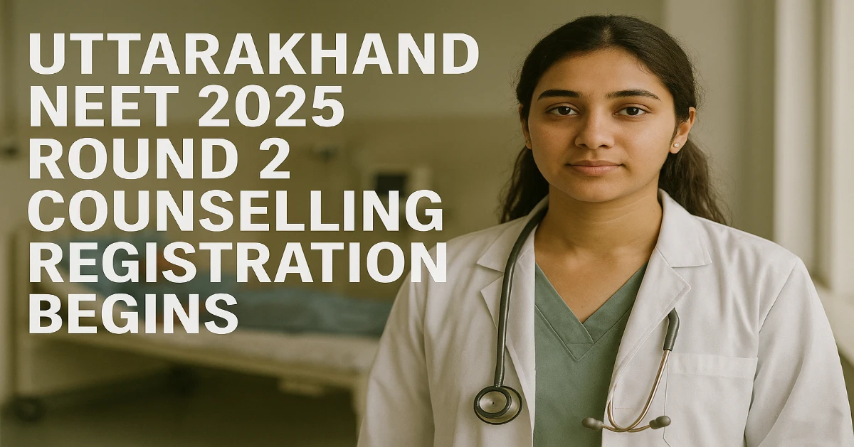 Uttarakhand NEET 2025 Round 2 Counselling Registration Begins