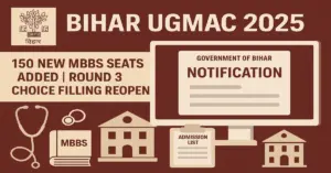 BCECEB Adds 150 New MBBS Seats, Allows Round 3 Choice Filling