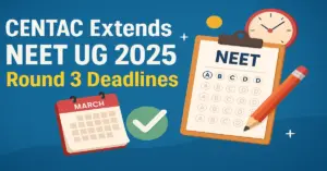 CENTAC Revises MCC and State Counselling Schedules