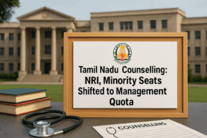 Tamil Nadu Counselling: NRI, Minority Seats Shifted to Management Quota