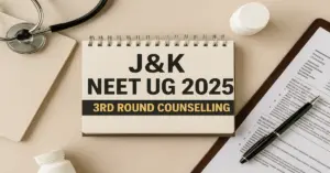 J&K NEET UG 2025 Round 3 Update By BOPEE