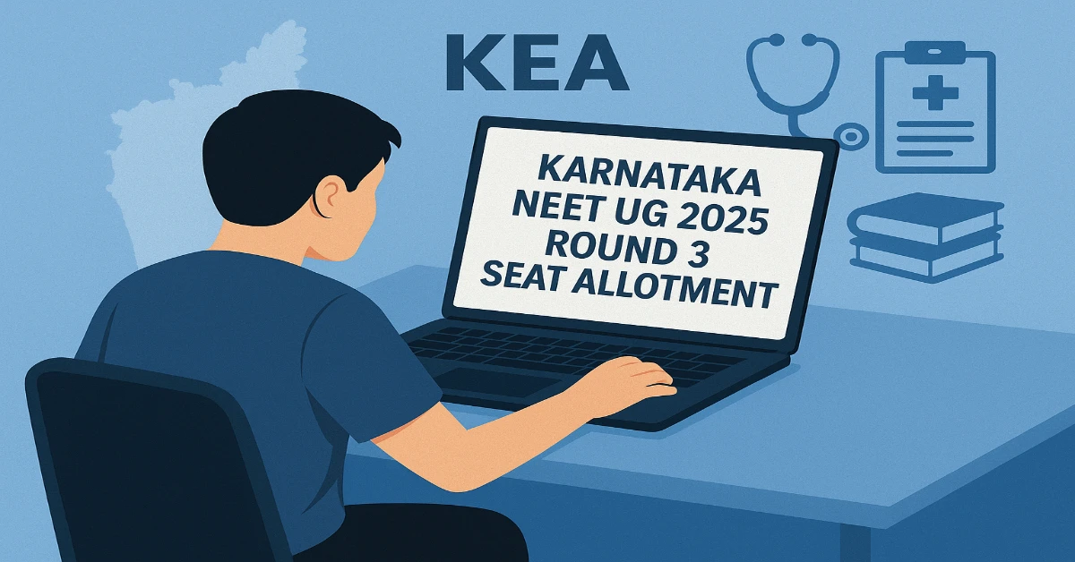 Karnataka NEET UG Round 3 Provisional Seat Allotment Result Out