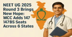 MCC Adds 147 MBBS Seats NEET UG 2025 Round 3