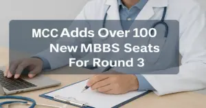 MCC Adds Over 100 New MBBS Seats For Round 3