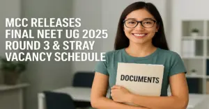 MCC Issues Final Schedule of NEET UG Counselling