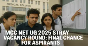 MCC NEET UG Counselling 2025 Stray Vacancy Round