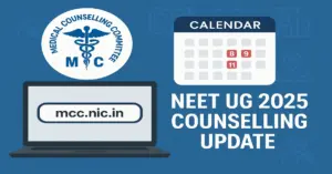 MCC NEET UG Counselling Seat Allotment Delayed