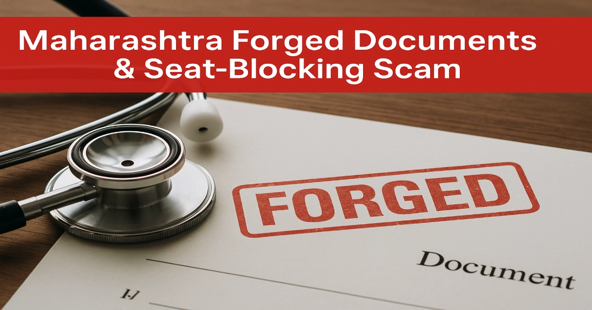 Maharashtra Forged Documents & Seat-Blocking Scam
