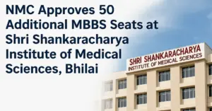 NMC Approves 50 Additional MBBS Seats at Shri Shankaracharya Institute of Medical Sciences