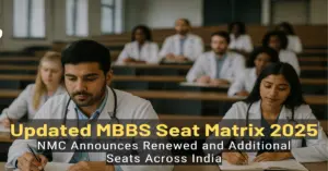 NMC Updated MBBS Seat Matrix 2025 Again