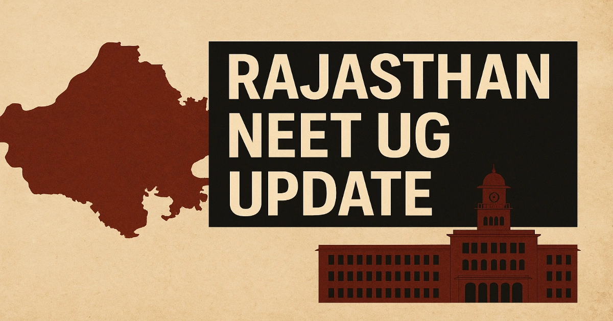 Rajasthan NEET UG Category List Update