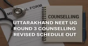 Uttarakhand NEET UG Round 3 Counselling Revised Schedule Out