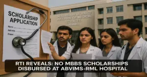Zero MBBS Students Received Scholarships at ABVIMS & Dr RML Hospital