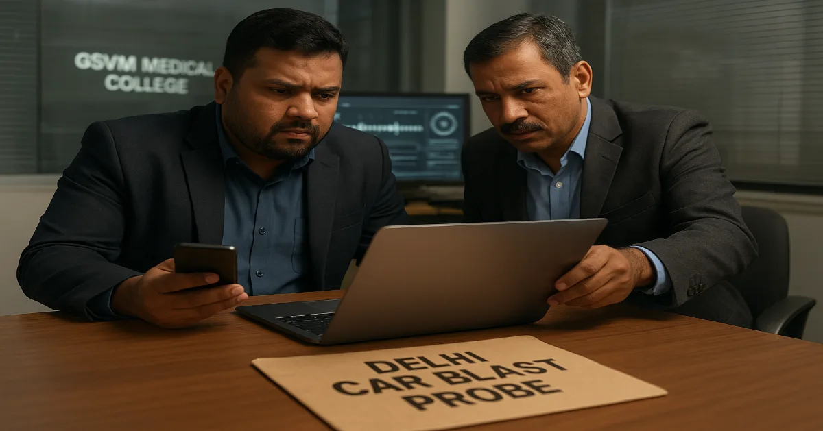 Delhi Blast Probe GSVM Medical College DM Cardiology Student Detained