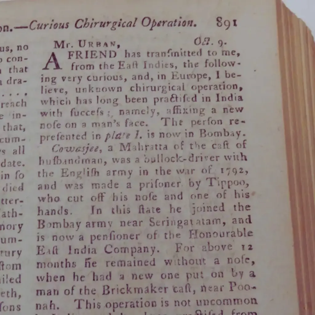 Details of Cowasjee in the Gentlemen Magazine